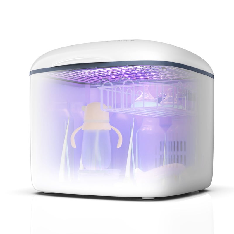 GROWNSY UV Sanitizer and Dryer, GROWNSY 4in1 Baby Bottle Sanitizer Household Cleaning & Sanitizing Box for Baby Stuffs Bottle Toys Clothes Cups, for Family Toothbrush Beauty Tools Phone  - Image 1