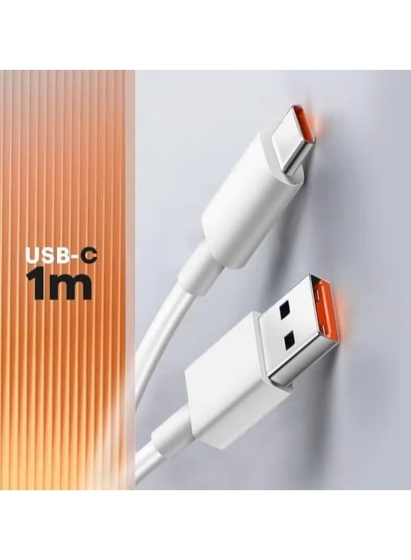 ELTRAZONE 120W Max Fast Charger with 6A Type-C Cable | Compatible with Mi Pad 5, 12 Pro, 12X, 11T Pro, Redmi 10, Note 11 Pro 5G - Image 3