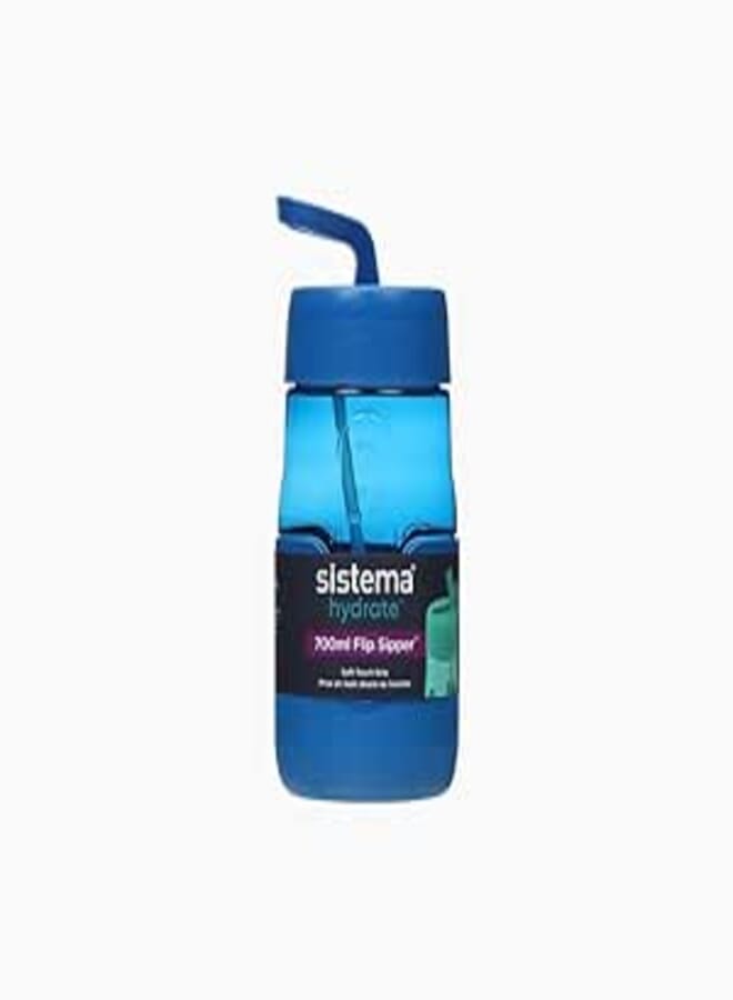 Sistema Hydrate Flip Sipper Water Bottle, 700 ml (bl)