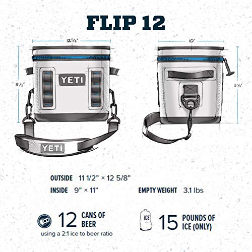 YETI Hopper Flip 12 Portable Cooler, Charcoal - Image 4