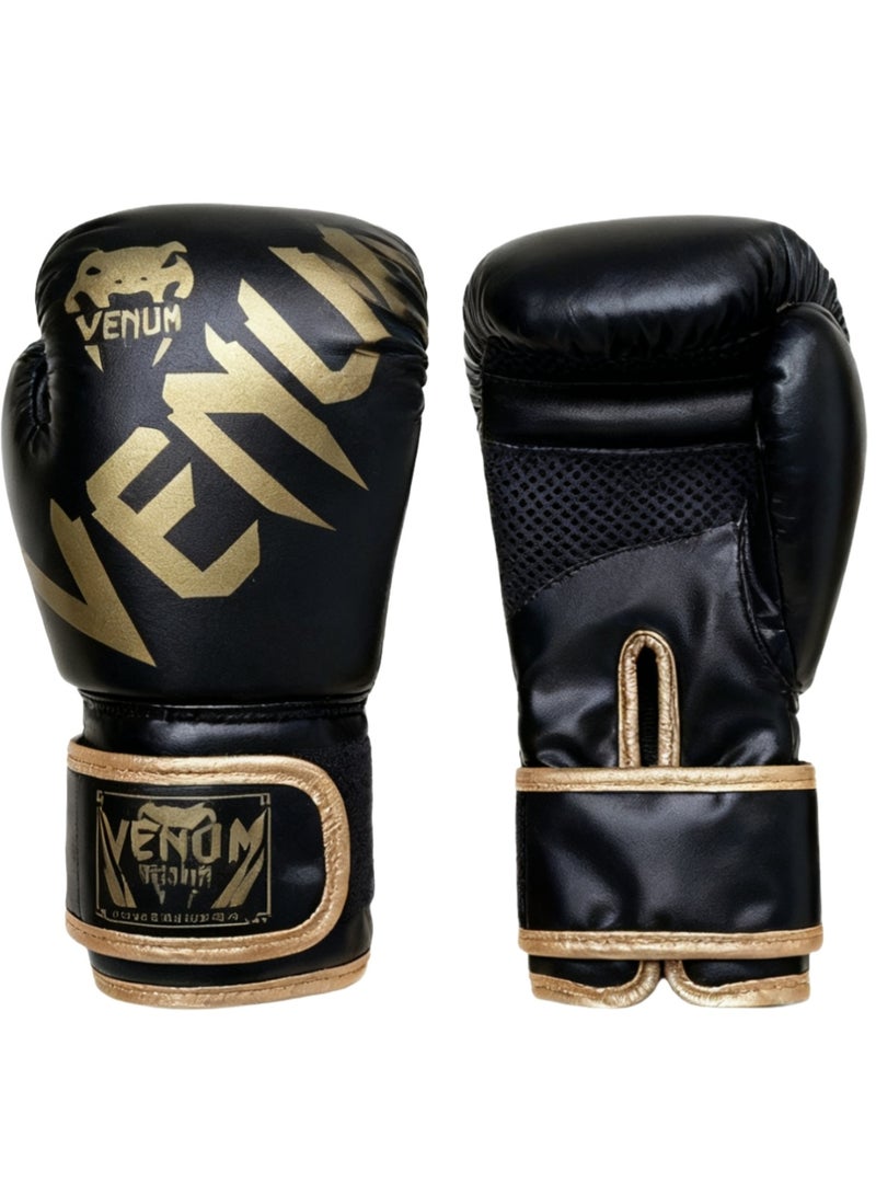 فينوم قفازات ملاكمة جل، قفازات كيك بوكسينج تم اختبارها من قبل المحترفين للرجال والنساء (550 جرام/12 أونصة)، قفازات ملاكمة للتدريب على التمارين الرياضية النخبة للملاكمة، والفنون القتالية المختلطة، والمواي تاي، وتدريب الأكياس الثقيلة - Image 1