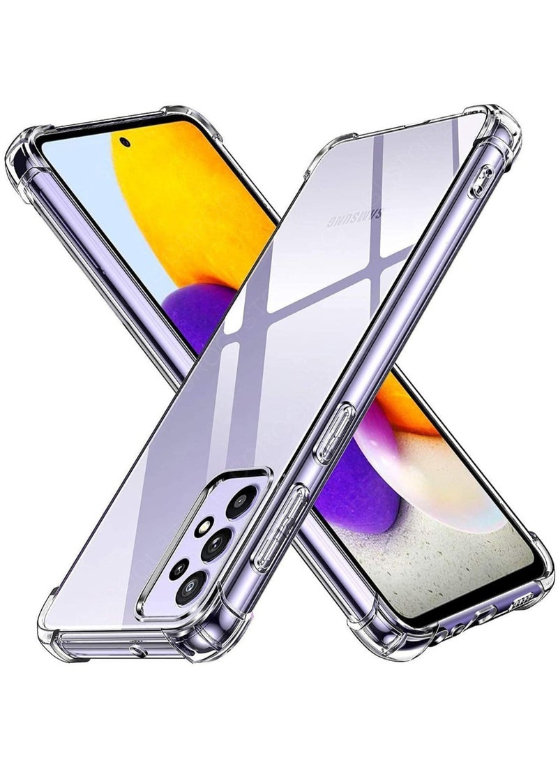 Raxoom Samsung Galaxy A53-5G Case Cover Protective Shock Absorption Bumper soft Transparent Case (Clear) - Image 1