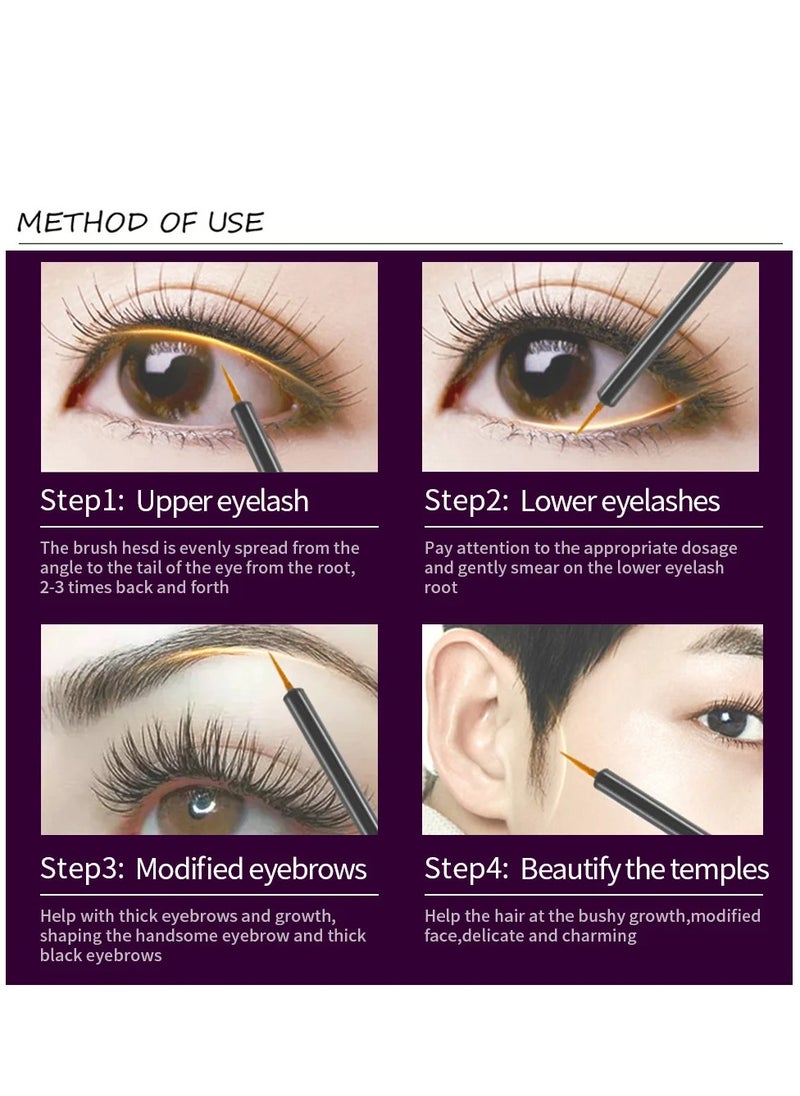 FEG Pro Advance Eyelash Enhancer Eye Lash Growth Serum for Lash and Brow Fast Effective Growth Creates Longer & Darker Eyelash Booster Serum Best Natural Eyelash Enhancer Serum to Grow Lashes  - Image 5