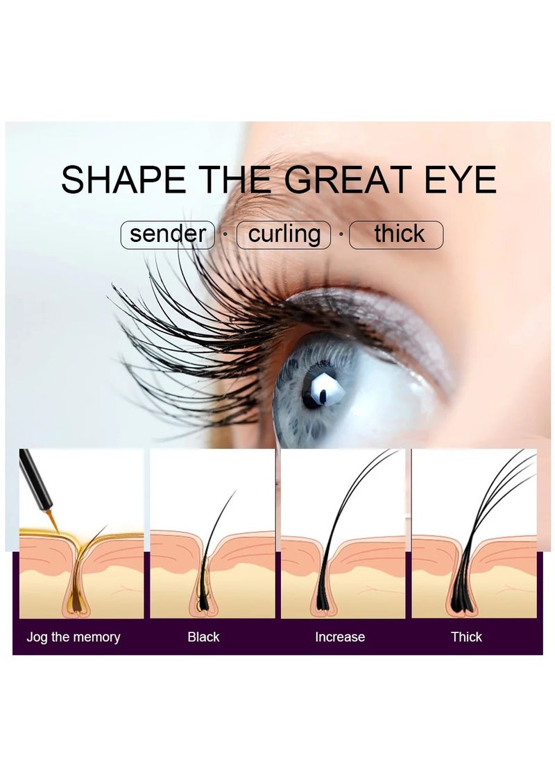 FEG Pro Advance Eyelash Enhancer Eye Lash Growth Serum for Lash and Brow Fast Effective Growth Creates Longer & Darker Eyelash Booster Serum Best Natural Eyelash Enhancer Serum to Grow Lashes  - Image 3