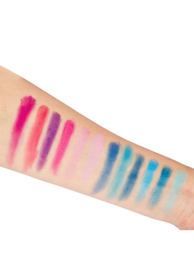 URQT - Rotate Eyeshadow Makeup Pallets - 40 Color Neon Bright Rainbow Colorful High Pigmented Matte Shimmer Glitter Eye Shadow Make Up Palette Gift Set - Image 1
