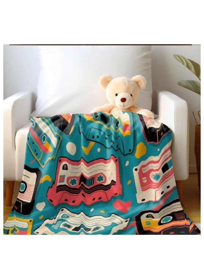 general Flannel thin blanket (warm and comfortable, suitable for sleep, gaming, dust removal and sandproof) 150cm*200cm - 139 - Image 1