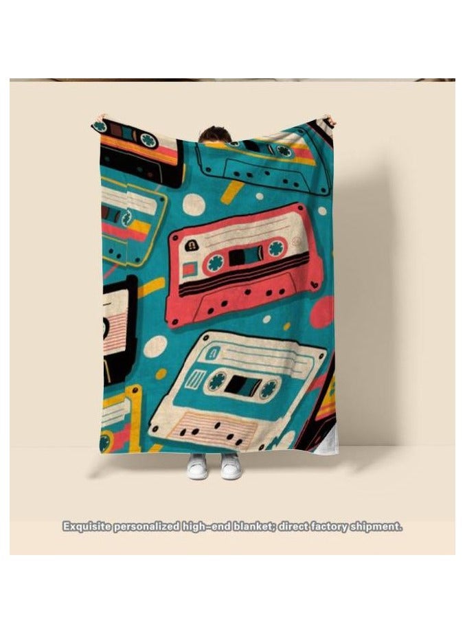 general Flannel thin blanket (warm and comfortable, suitable for sleep, gaming, dust removal and sandproof) 150cm*200cm - 139 - Image 3