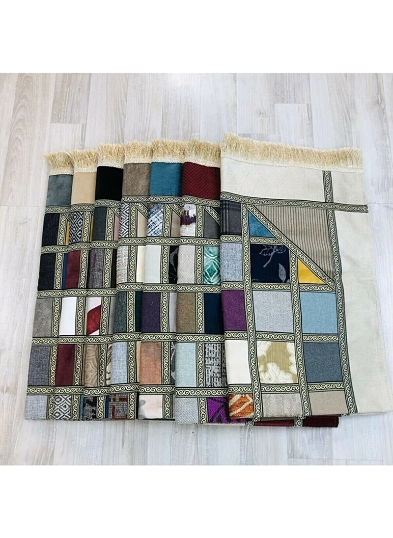 Berat Prayer Rug - Prayer Rug - Patchwork Prayer Rug - Lined Prayer Rug - 3 Pieces