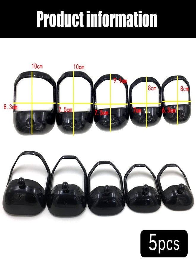 TARINI 5Pcs Goatee Beard Shaper, Beard Shaper Tool, Men Beard Shaper Templates - Goatee Styling Tools, DIY Trimming Guides for Beard Grooming Kit - Image 2