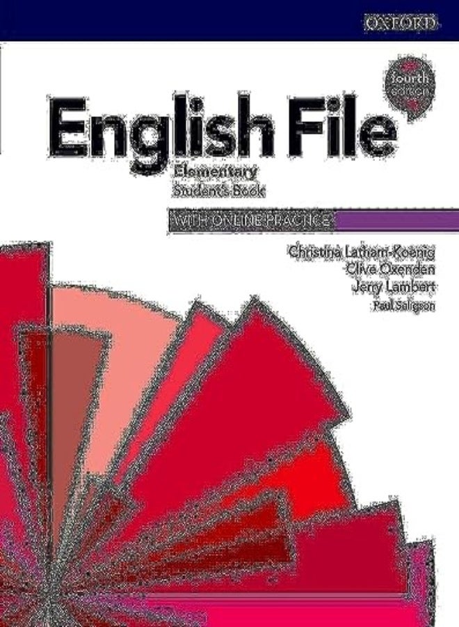 English File Elementary Students Book With Online Practice by Christina Latham-Koenig Paperback