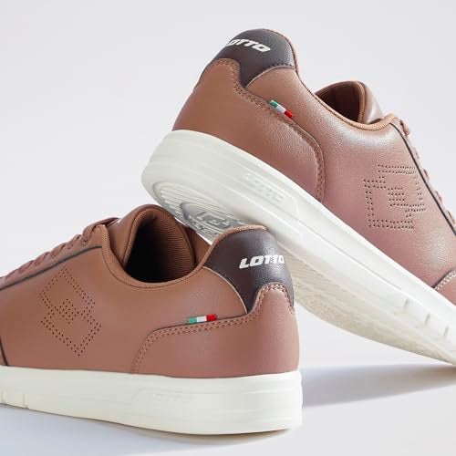 Lotto Men Impulso Citta Brown Sneakers - Image 3