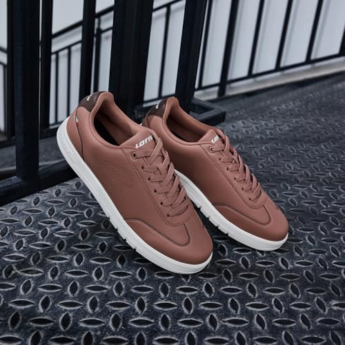 Lotto Men Impulso Citta Brown Sneakers - Image 2