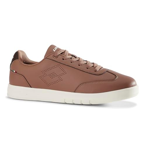 Lotto Men Impulso Citta Brown Sneakers - Image 1