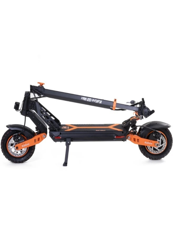 KuKirin G2 Max Electric Scooter – 1000W Brushless Motor, Up to 55 km/h High-Speed Performance, Up to 80 km Riding Range, 48V 20Ah High-Capacity Battery, Front & Rear Disc Brakes, Dual Shock Absorbers, 10″ Pneumatic Tires, Smart LCD Display, Detachable Seat, Supports up to 120 kg - Image 4
