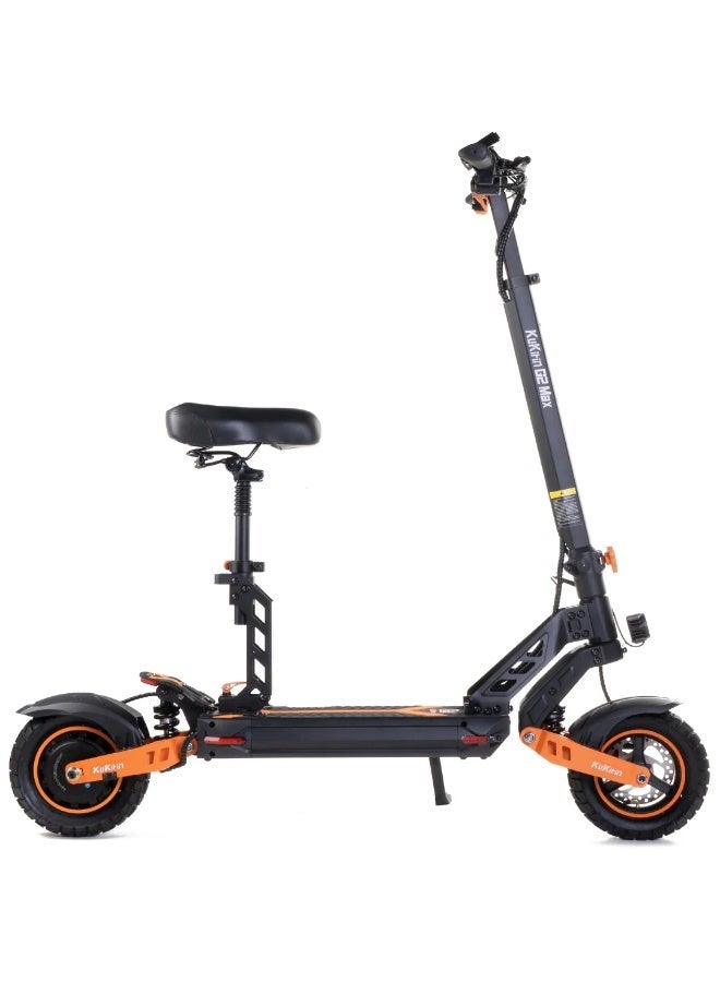 KuKirin G2 Max Electric Scooter – 1000W Brushless Motor, Up to 55 km/h High-Speed Performance, Up to 80 km Riding Range, 48V 20Ah High-Capacity Battery, Front & Rear Disc Brakes, Dual Shock Absorbers, 10″ Pneumatic Tires, Smart LCD Display, Detachable Seat, Supports up to 120 kg - Image 2