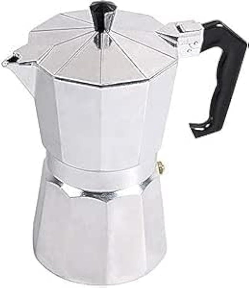 Stovetop Coffee Pot, Classic Design, Practical and Durable, Multiple Capacity (150ml 3cups)