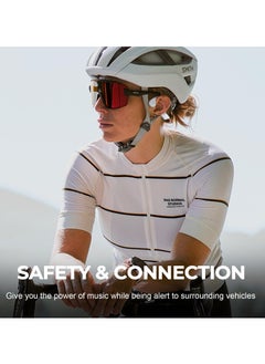 KASTWAVE Bone Conduction Headphones - 32GB Built-in Memory, Bluetooth 5.3, Lightweight, Open-Ear Wireless Headphones for Swimming and Running - Orange  - Image 5