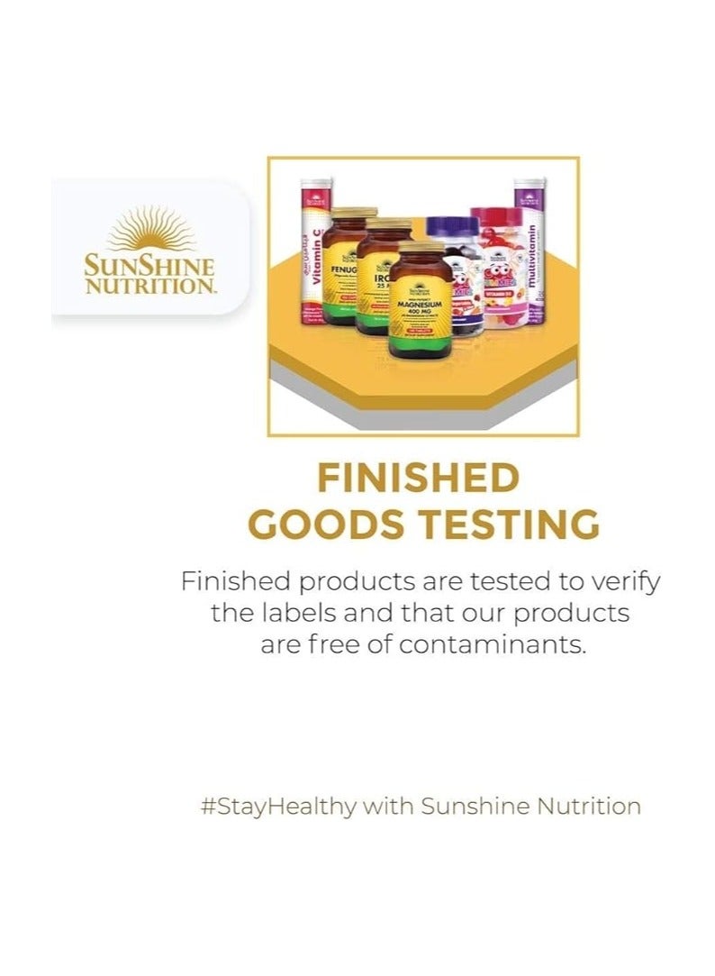 SUNSHINE NUTRITION SUNSHINE NUTRITION Biotin 1000 Mcg 100 Tablets  - Image 5