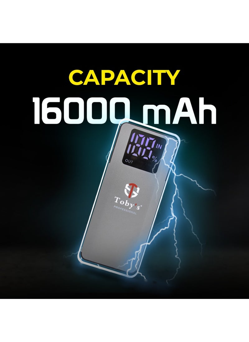 Toby's 2B (T66 Pro) Jump Starter with 16000mAh Automotive Compressor and 59.2WH Power Bank for Electronic Devices  - Image 2
