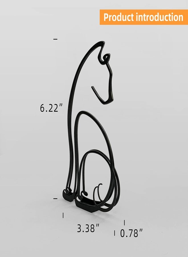 KOLYMAX Metal Cat Minimalist Art Wall Sculpture, Minimalist Abstract Cat Line Wall Art, Modern Minimalist Home Decoration Minimalist Living Room Wall Decoration - Image 3