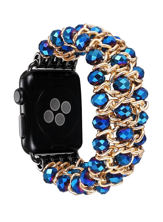 NIBEMINENT Replacement Band For Apple Watch Series 1/2/3 38mm Blue - Image 2