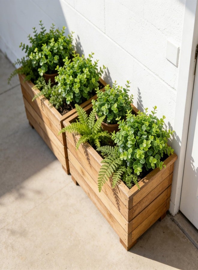Dronside 12 Bundles Artificial Greenery Stems Fake Plastic Plants Greenery Branches Fake Flowers for Outdoor Indoor Garden Home Hanging Baskets Window Boxes Decor Spring Easter Farmhouse Decoration - Image 4
