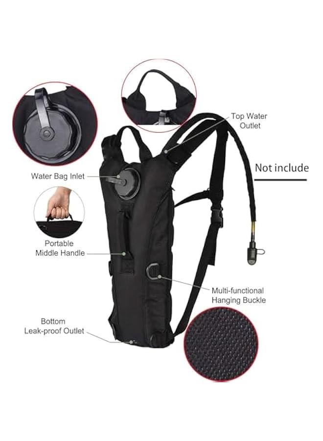 HOOKOR Hydration Backpack for Hiking-Water Hydration Backpack with 3L Water Bladder-Lightweight Waterproof Water Backpack for Cycling Hiking Running Biking Camping  - Image 4