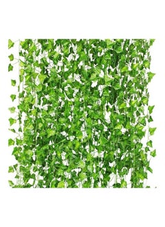 Generic 12-Piece Artificial Hanging Ivy Leaves multicolour 230cm  - Image 1