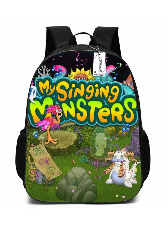 Anime cartoon cute new student backpack for boys and girls shoulder bag