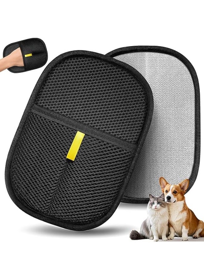 Ruistarhuan Electrostatic Pet Hair Remover Glove, Reusable Cat Dog Electrostatic Hair Remover Grooming Glove Brush Tool, Suitable for Sofas, Clothing, Carpets, Curtains (1Pcs) - Image 1