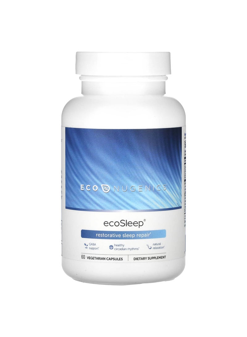ecoSleep, Restorative Sleep Repair, 60 Vegetarian Capsules