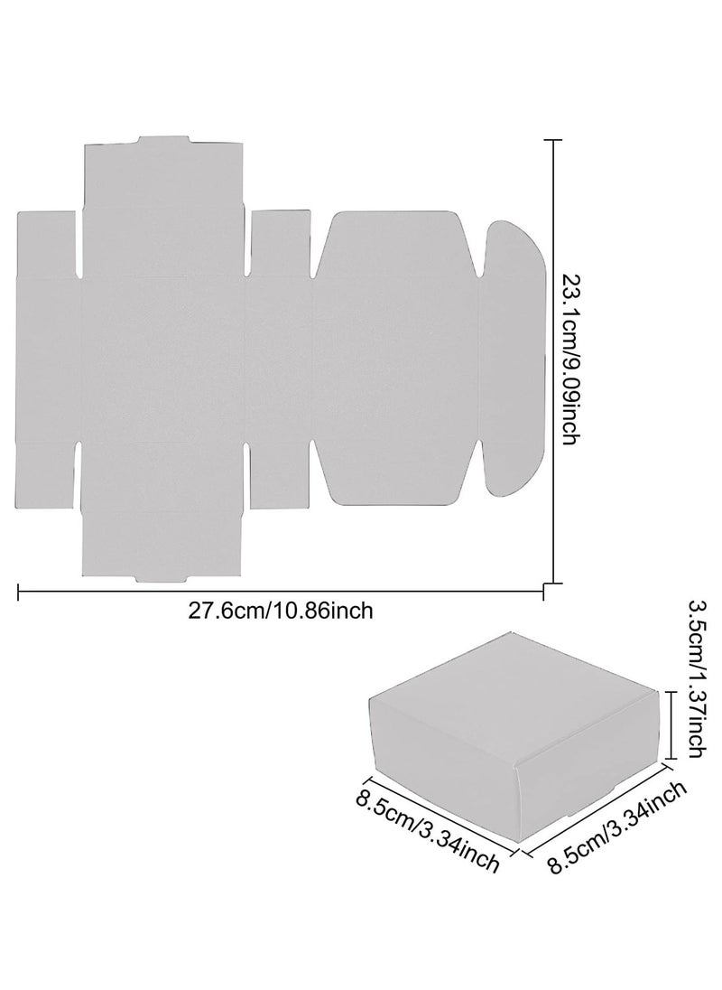 50 قطعة صناديق هدايا من ورق كرافت عميقة مناسبة للمنتجات الهدايا الصغيرة المختلفة (الحجم: 8.5x8.5x3.5 سم) - pzsku/Z3570CA5C5D4F5164028CZ/45/_/1732009898/2b55457b-8076-4fd4-9b8c-4c5a49dc82cd