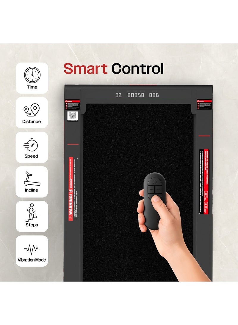 Sparnod Fitness WalkyShaky 2.0 PRO Walking Pad Treadmill For Home Use, 3HP Motor, 3–6 km/h Speed, 10% Manual Incline, LCD Display, Remote Control, 150kg Max User Weight - Image 5