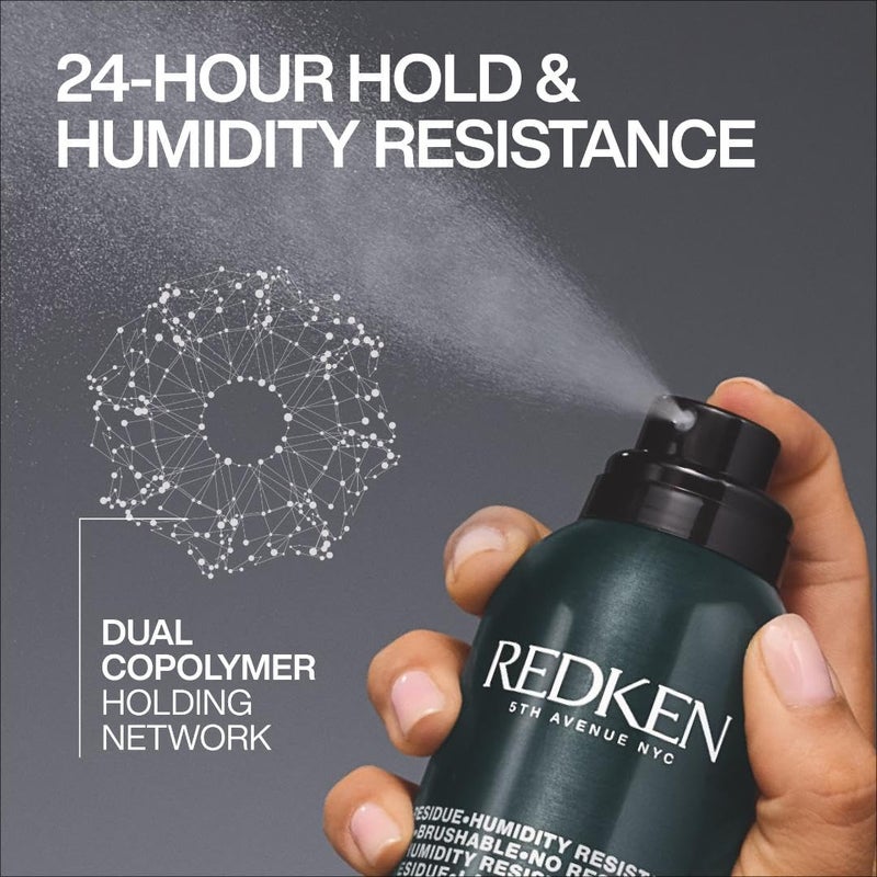 REDKEN سبراي شعر ريدكن كنترول 28 | سبراي شعر عالي الثبات | خالي من القشور، يجف بسرعة | حماية طويلة الأمد من التجاعيد | مقاومة للرطوبة | تحكم في الأسلوب لمدة 24 ساعة | لجميع أنواع الشعر | 10.5 أونصة - Image 5