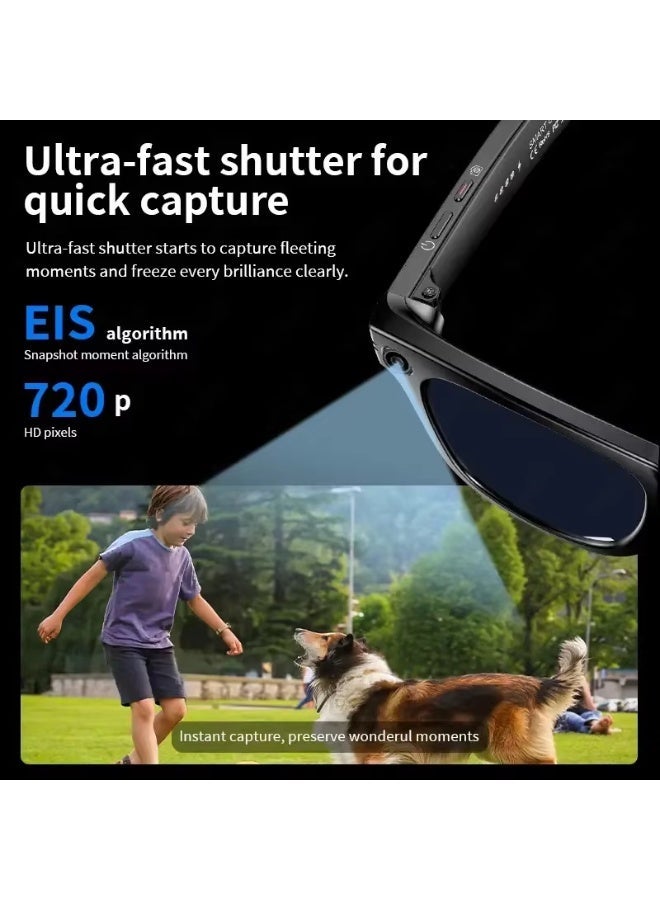 AI Smart Glasses with 8MP Camera Video Recording 100+ Languages Translation Sunglasses Bluetooth Call Music Play Men Women - Image 4