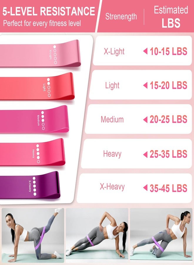 BYYNNE Home Pilates Kit for Women - 14 Pcs Pilates Equipment Set with Pilates Ring and Ball, 5 Resistance Bands Etc Accessories for Beginners Home Workouts - Includes Workout Guide (Purple) - Image 5