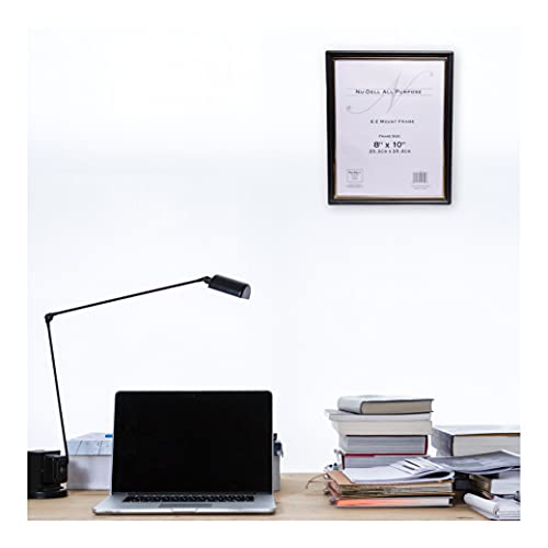 NuDell EZ Mount Diploma Frame, Picture Frames, Document Holder, Certificate Holders, Plastic Face, Black with Gold Trim - Image 2