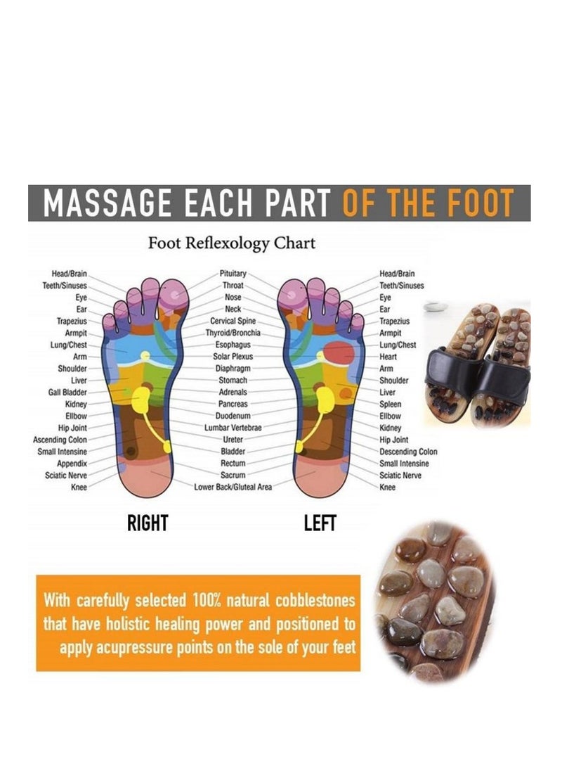 Generic - Pebble foot massage slippers can promote blood circulation - Image 1