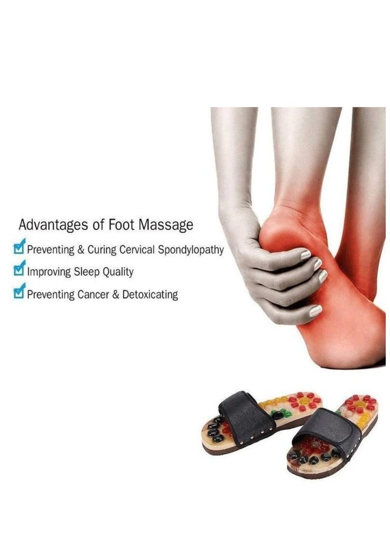 Generic - Pebble foot massage slippers can promote blood circulation - Image 1