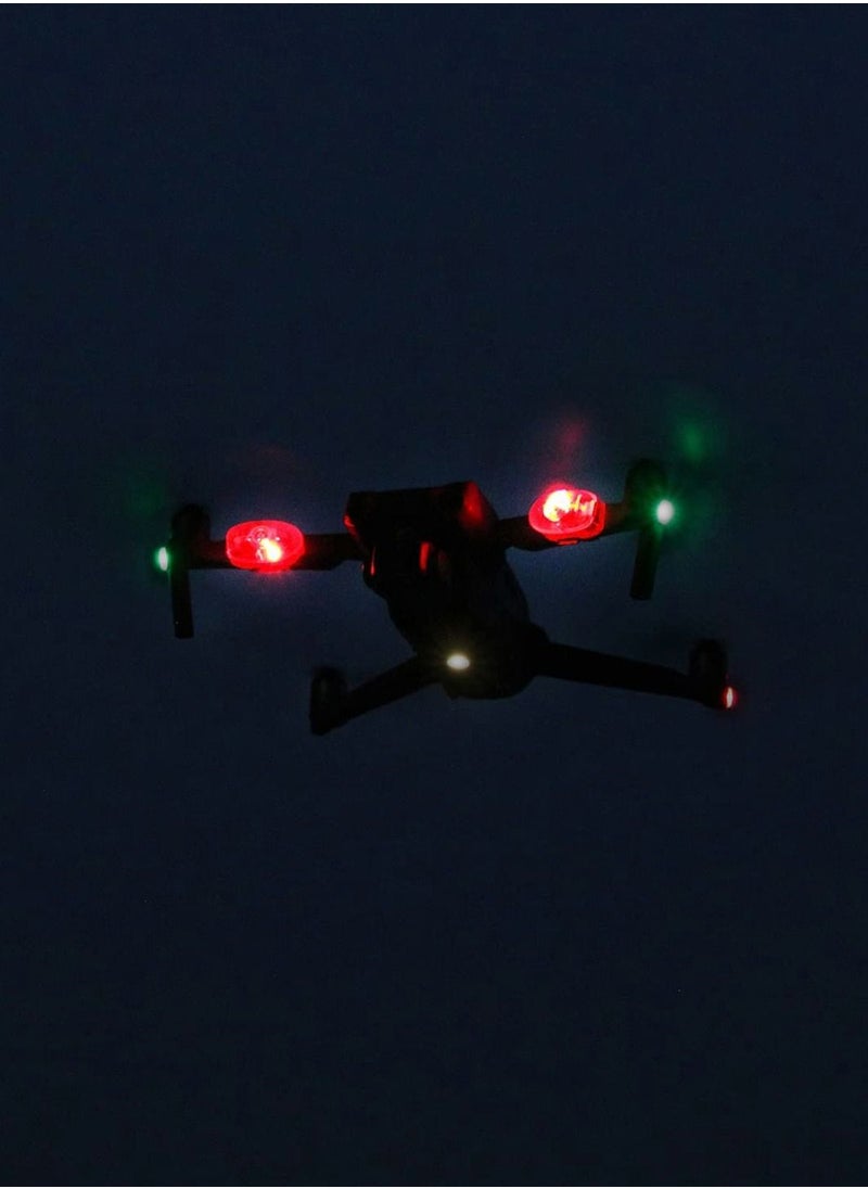 Y&D - Drone Lights Strobe Light Quick Flash Highlight Warning Indicator Night Compatible with Mini 2/Mavic Air 2/Mini SE/FPV/Mavic 3/Air 2S/Mavic 2/Tello/Autel Robotics EVO Nano/Lite - Image 1