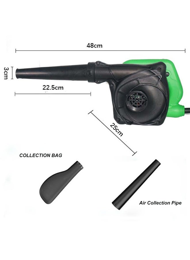 Joshberg - 1100 W Electric Air Blower,Vacuum Cleaner Aspirator,Leaf Blower for Garden Garage Sidewalks Computers and Car,2 In 1 Blow and Suction - Image 1