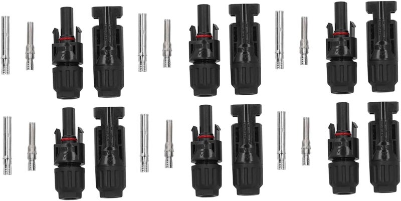 Market need oriented construction Solar Panel Connector 10 Pairs, IP67 DC1000V 30A Photovoltaic Cable Connector with Crimp Terminals, Male Female for PV Arrays All preference matching build Market mainstream color picks Indoor outdoor use Budget friendly trendy design Lightweight Spec upgraded improved quality Diverse requirement fit Flexible anti-break Stable domestic stock Tight fitted parts Temp & permanent project compatible Durability enhanced All-round unified build Cost effective fine quality All-round well-engineered practical build Cost saving design picks Global trendy simple build Classic practical design Intra-city fast distribution Suburban residential ship Stackable design Globally trusted quality Cross product combo compatible All temp range compatible build - Image 1
