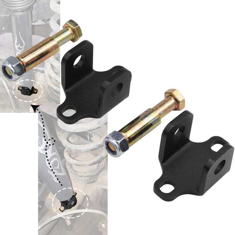 NIXFACE NIXFACE Front Lower Mount Shock Bar Pin Eliminator Fit Jeep Wrangler TJ,Cherokee XJ，Comanche MJ ，Unlimited LJ 4WD  - Image 1
