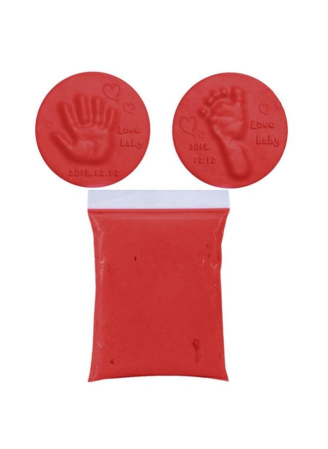 Thoraya DIY Baby Care Hand Foot Inkpad Handprint Footprint Fingerprint 7 Color Soft Clay Fluffy Foam Supplies Antistress Kids Toys for Children  - Image 1
