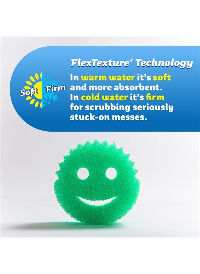 HOMESTAR 3 Pcs Color Sponge, Scratch-Free Multipurpose Dish Sponge, BPA Free, Made with Polymer Foam, Stain and Odor Resistant - Image 3