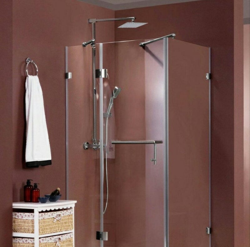 MLD MLD Ultra Slim Head Rain Shower 12 * 12Inch Stainless Steel With 18* Inch Arm - Image 3
