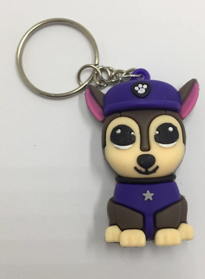 ميدالية مفاتيح كرتونية مميزة اكسسوار مميز سلسلة مفاتيح بتصميم شخصية باو باترول يتناسب مع مفاتيح السيارة والمحفظة والحقيبة هدية رائعة وجميلة - Image 1