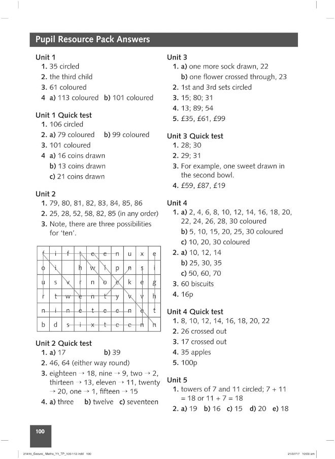 null - Secure Year 1 Maths Teacher’s Pack: A Primary Maths intervention programme - Image 1
