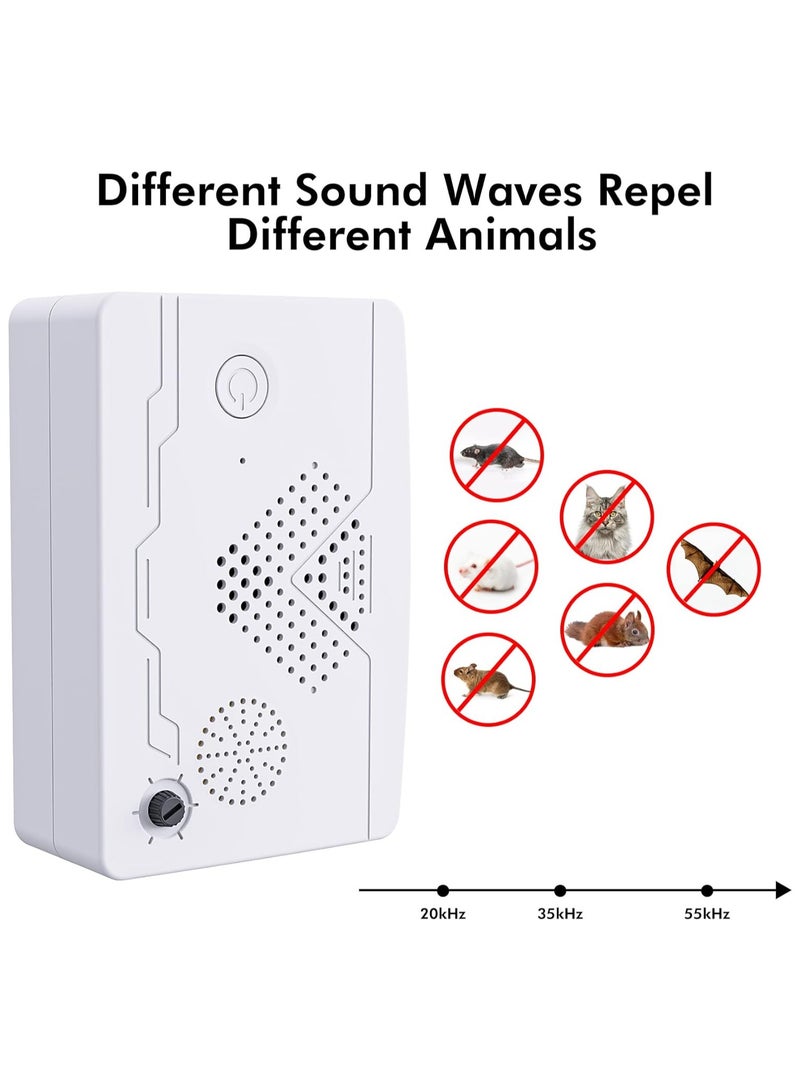 KASTWAVE Ultrasonic Pest Repeller, Ultrasonic Bat Mouse Reject Repelling System, Outdoor/Indoor Electronic Pest Repellent, Keep Bat and Pest Flee Away, Get Rid of Rat Bat Mouse Squirrel Bug - Image 2