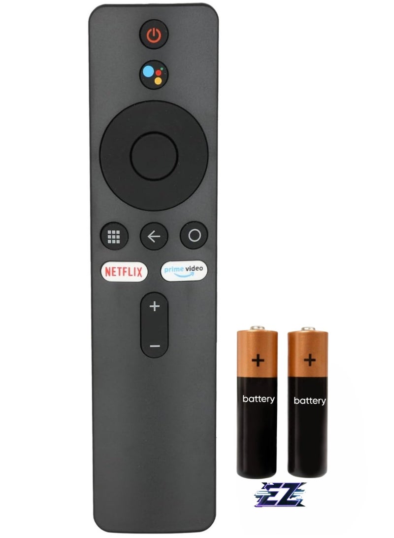ELTRAZONE XMRM-006 Voice Remote Control Compatible with Xiaomi Mi TV Stick Box S/4S/4K MDZ-22-AB MDZ-24-AA with Netflix and Prime Video Buttons with battery - Image 1